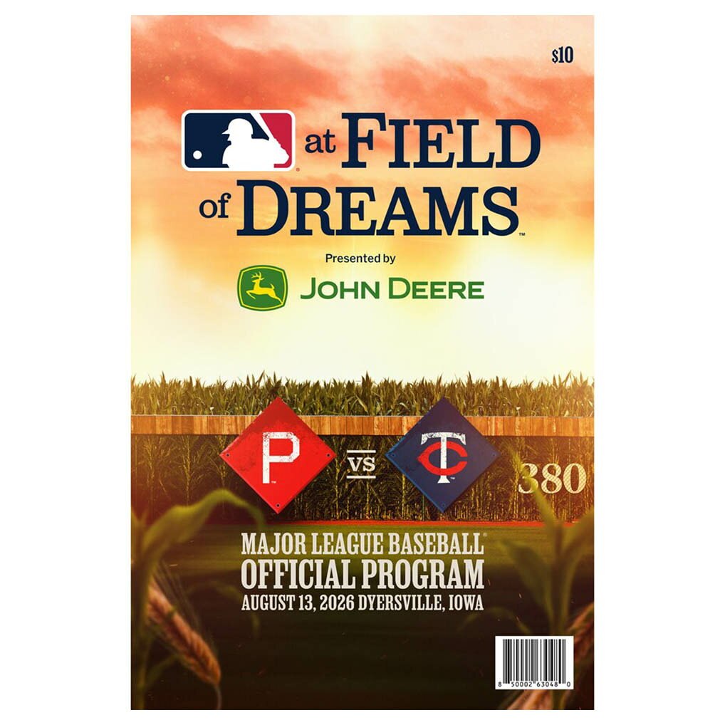MLB フィリーズ ツインズ オフィシャルプログラム フィールドオブドリームス 2026 Game Official Program