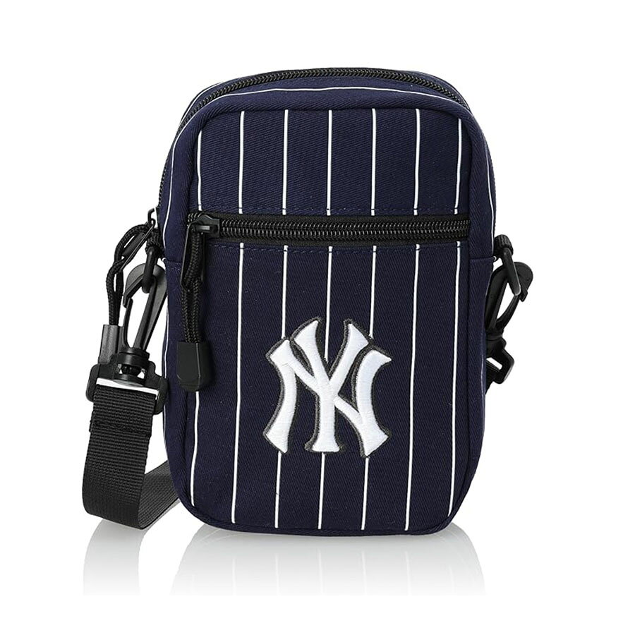 MLB ヤンキース ミニショルダーバッグ（ストライプ） イーカム/E-come ネイビー