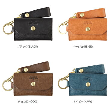 【楽天カード19倍｜5/1限定】アッソブ キーケース メンズ スマートキー 小銭入れ付き 本革 AS2OV OILED SHRINK LEATHER 101404