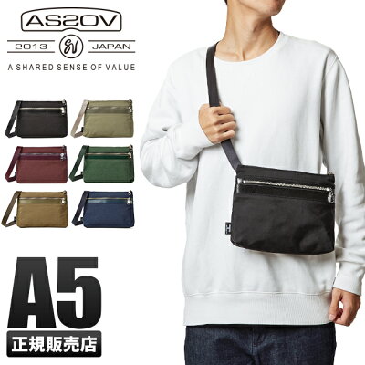 【5H限定豪華プレゼント|5/30 19時〜】特典付き|アッソブ サコッシュ ショルダーバッグ メンズ AS2OV SHRINK NYLON 091704【在庫限り】