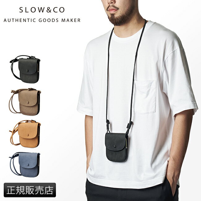 【楽天カード36倍(最大)｜9/10限定】特典付き｜スロウ SLOW 財布 お財布 ショルダー ネックウォレット ネックポーチ ショルダーウォレット ミニウォレット ミニ財布 本革 革 首掛け 首かけ 縦 ミニ レザー メンズ レディース ingrasat so750i