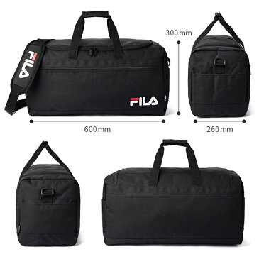 【5H限定豪華プレゼント|11/3 19時〜】【在庫限り】特典付き|FILA フィラ ボストンバッグ 50L 修学旅行 林間学校 宿泊学習 女の子 男の子 女子 男子 小学生 中学生 高校生 軽量 大容量 大きめ カバン 2泊/3泊/4泊 7514