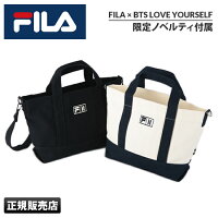 【BTSコラボ】FILA フィラ トートバッグ ハンドバッグ ミニ 小さめ キャンバス メンズ レディース fs3bcc6c06f