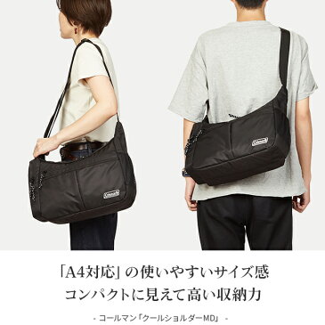 【5H限定プレゼント!8/29 19時〜】コールマン ウォーカー ショルダーバッグ メンズ 斜めがけ かっこいい 大容量 8L A4 Coleman COOL SHOULDER MD