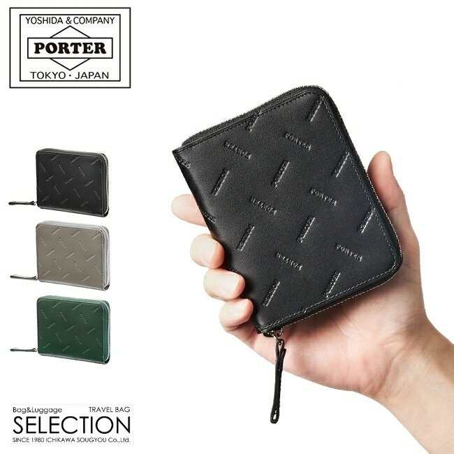 PORTER 財布（メンズ） ポーター エンチェイス ウォレット 007-02284 吉田カバン 財布 二つ折り財布 本革 レザー ラウンドファスナー ブランド メンズ レディース PORTER