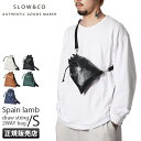 SLOW バッグ メンズ 【最大28倍】特典付き｜スロウ SLOW バッグ ショルダーバッグ ショルダーポーチ 巾着 バッグ ポーチ ショルダー メンズ レディース ブランド ミニ レザー 本革 小さめ 斜めがけ 300S154K【在庫限り】