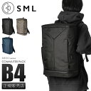 【5H限定豪華プレゼント|8/7 19時〜】特典付き|SML バッグ ビジネスリュック リュック メンズ ブランド 通勤 大容量 背面ポケット A4 B4 エス...