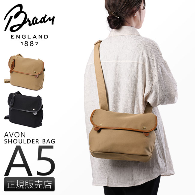 【5H限定豪華プレゼント 4/16 19時～】特典付き Brady ブレディ バッグ ショルダーバッグ メンズ レディース ブランド コットン 斜めがけバッグ 防水 大人 AVON