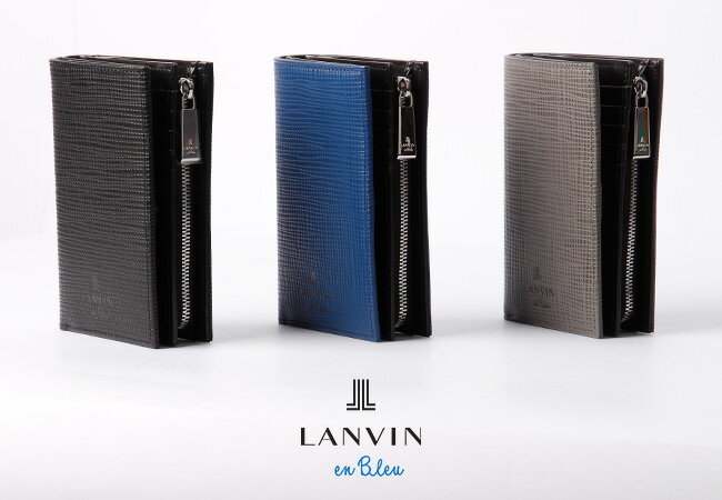 【最大26倍】特典付き｜ランバンオンブルー ゼブダ ミドル財布 二つ折り財布 本革 LANVIN en Bleu Zebda 529615 2