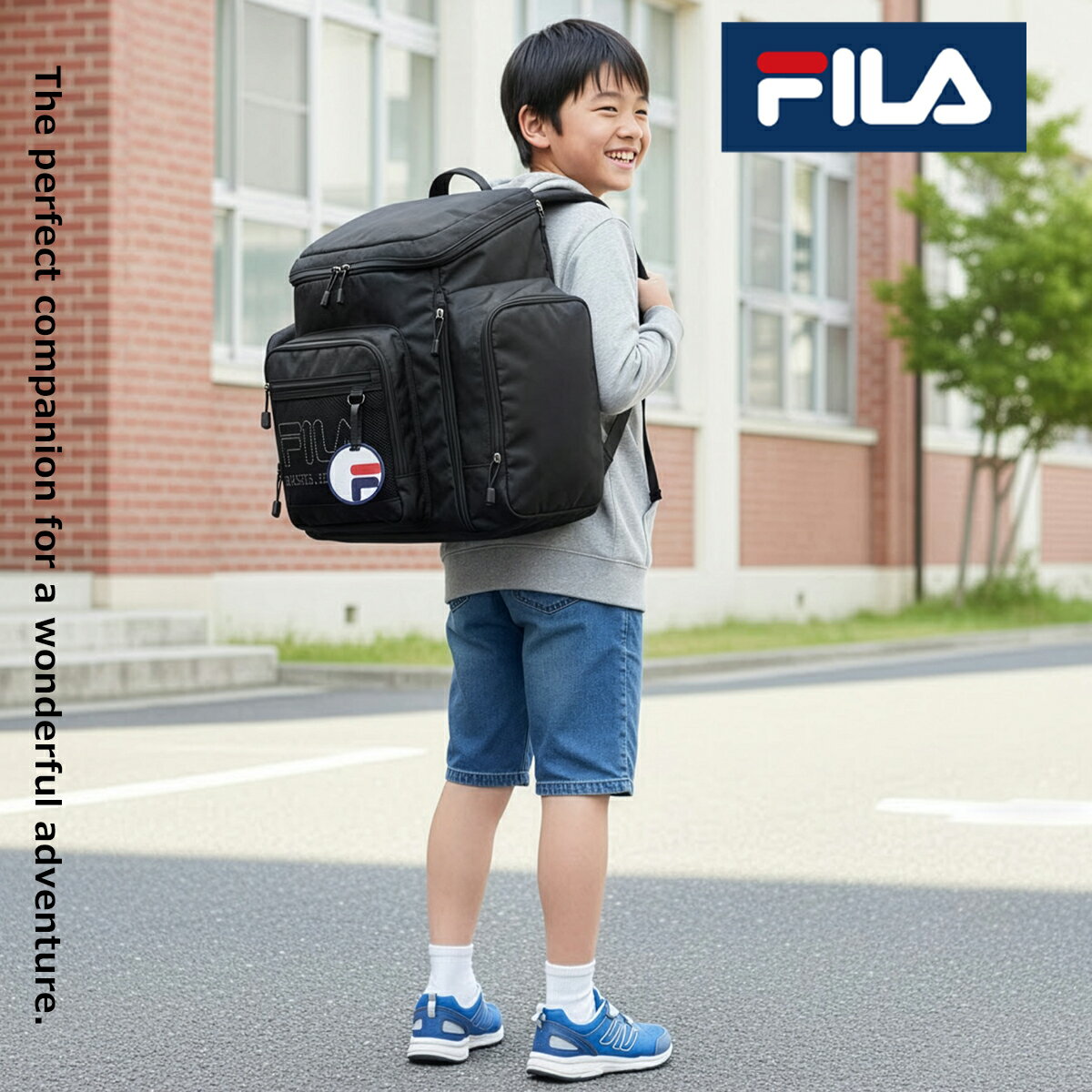 【追加最大+17倍】フィラ ミオ リュック 54L 59L 拡張 修学旅行 林間学校 臨海学校...
