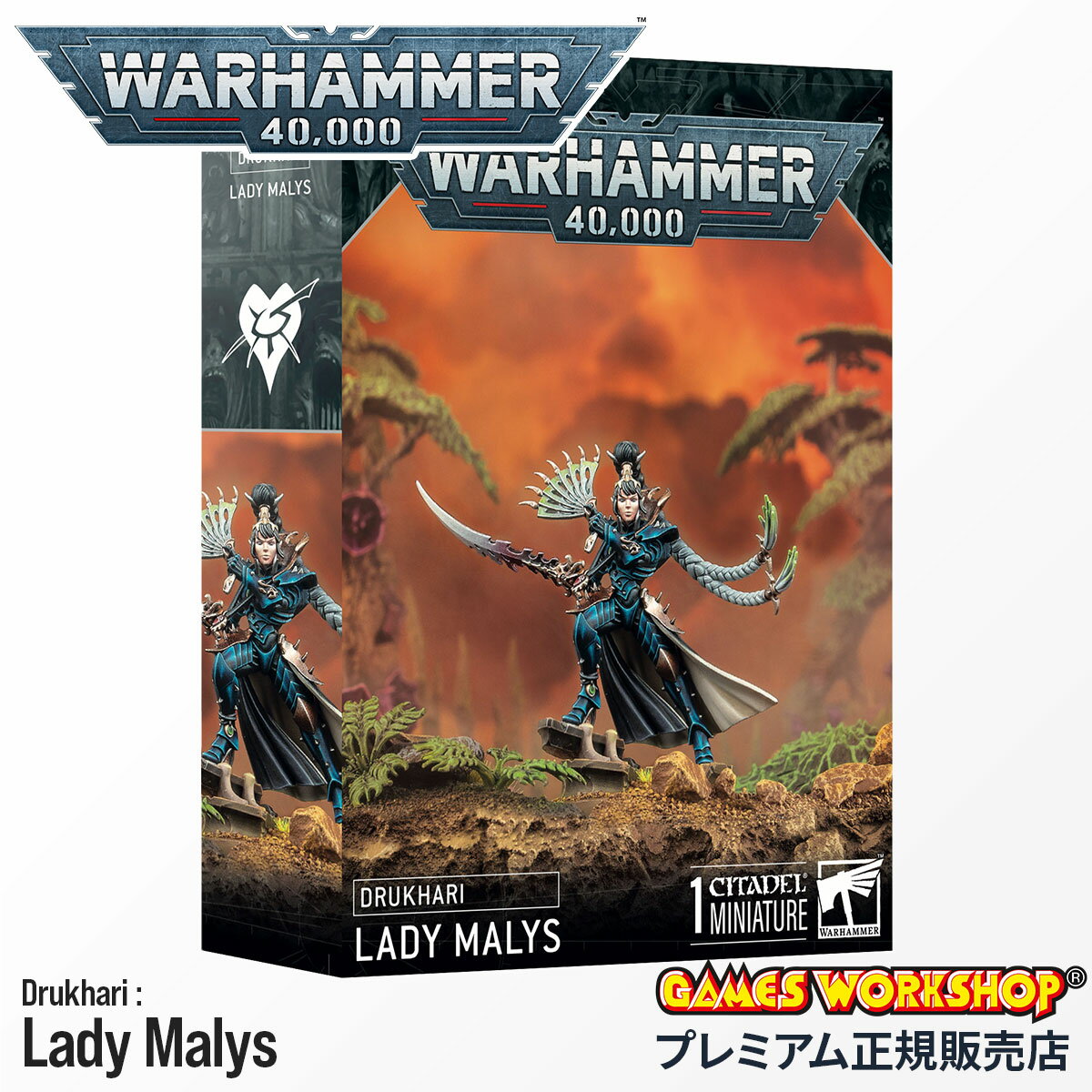 【追加最大44倍|11/25限定】ウォーハンマー 45-45 デュカーリ:レディ・マリス 40K: Drukhari: Lady Malys / WARHAMM...