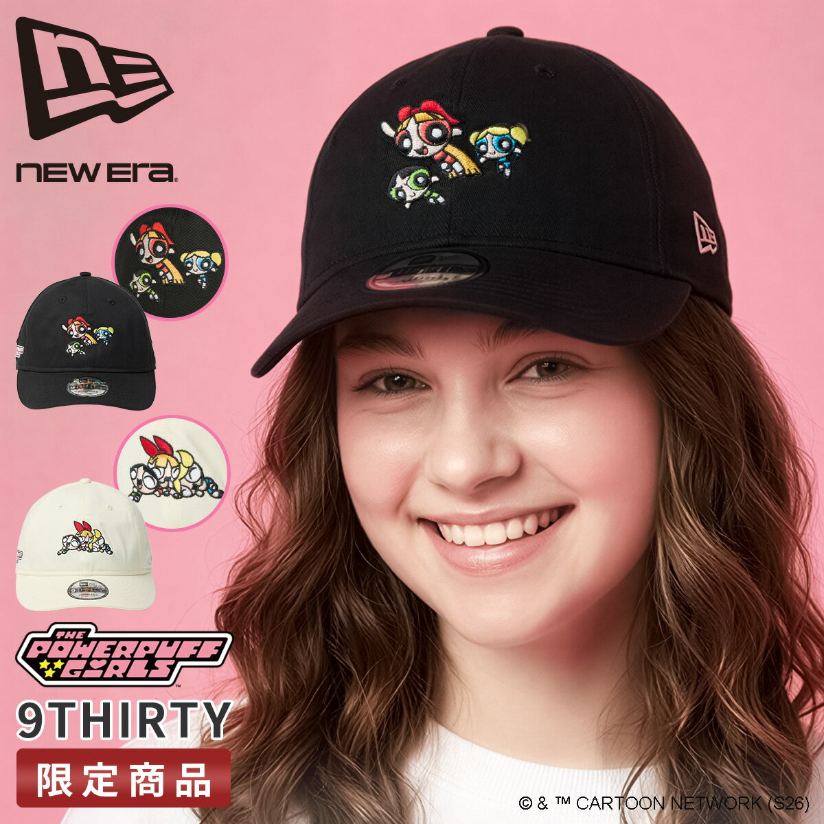 【最大27倍】【限定商品】ニューエラ パワーパフ ガールズ キャップ 帽子 NEW ERA 9THIRTY THE POWERPUFF GIRLS 147434...