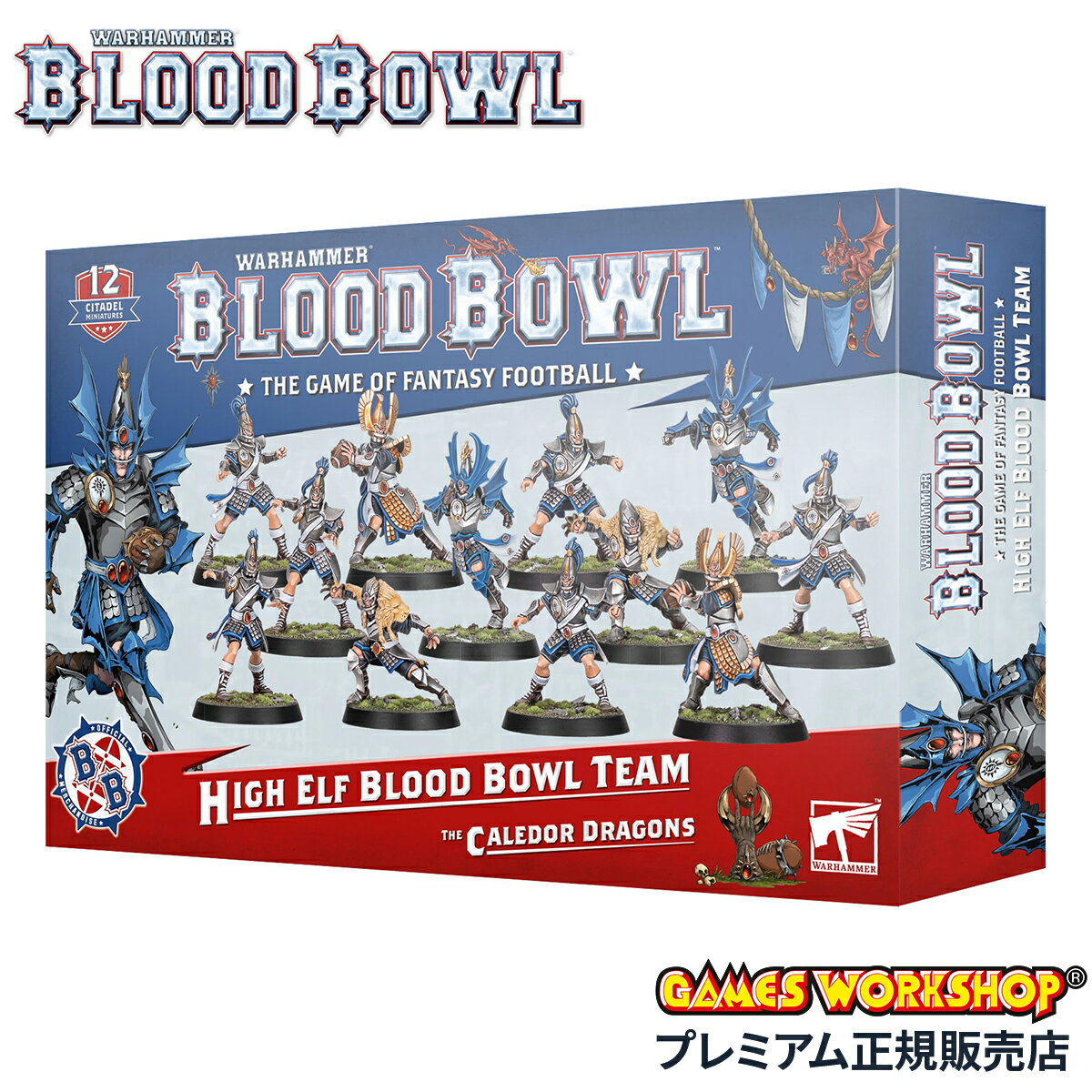 【追加最大+45倍 4/25限定】ウォーハンマー ブラッドボウル ハイエルフ・チーム：カレドール・ドラゴンズ WARHAMMER BLOOD BOWL 202-62 cpn10o