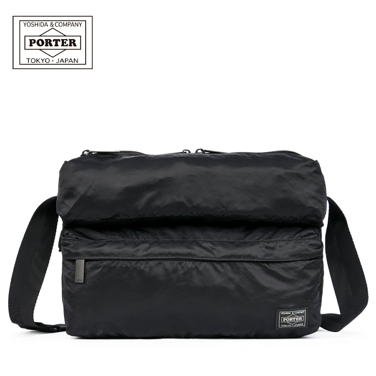 Yoshida Bag - ポーター フレーム ショルダーバッグ (S) 690-17848 PORTER FRAME 吉田カバン バッグ メンズ レディース ナイロン 斜めがけ 大人 軽量 日本製