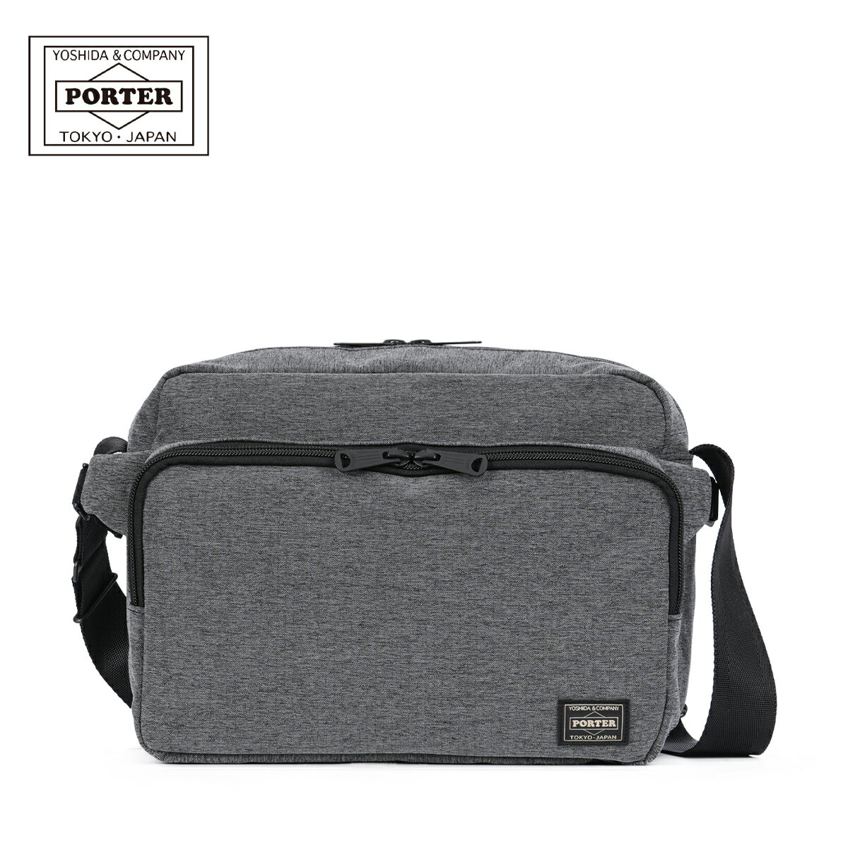 乐天商城 - ポーター ファンクション ショルダーバッグ (S) 691-19622 PORTER FUNCTION 吉田カバン バッグ メンズ レディース 斜めがけ 斜めがけバッグ グレー ナイロン 大人 日本製