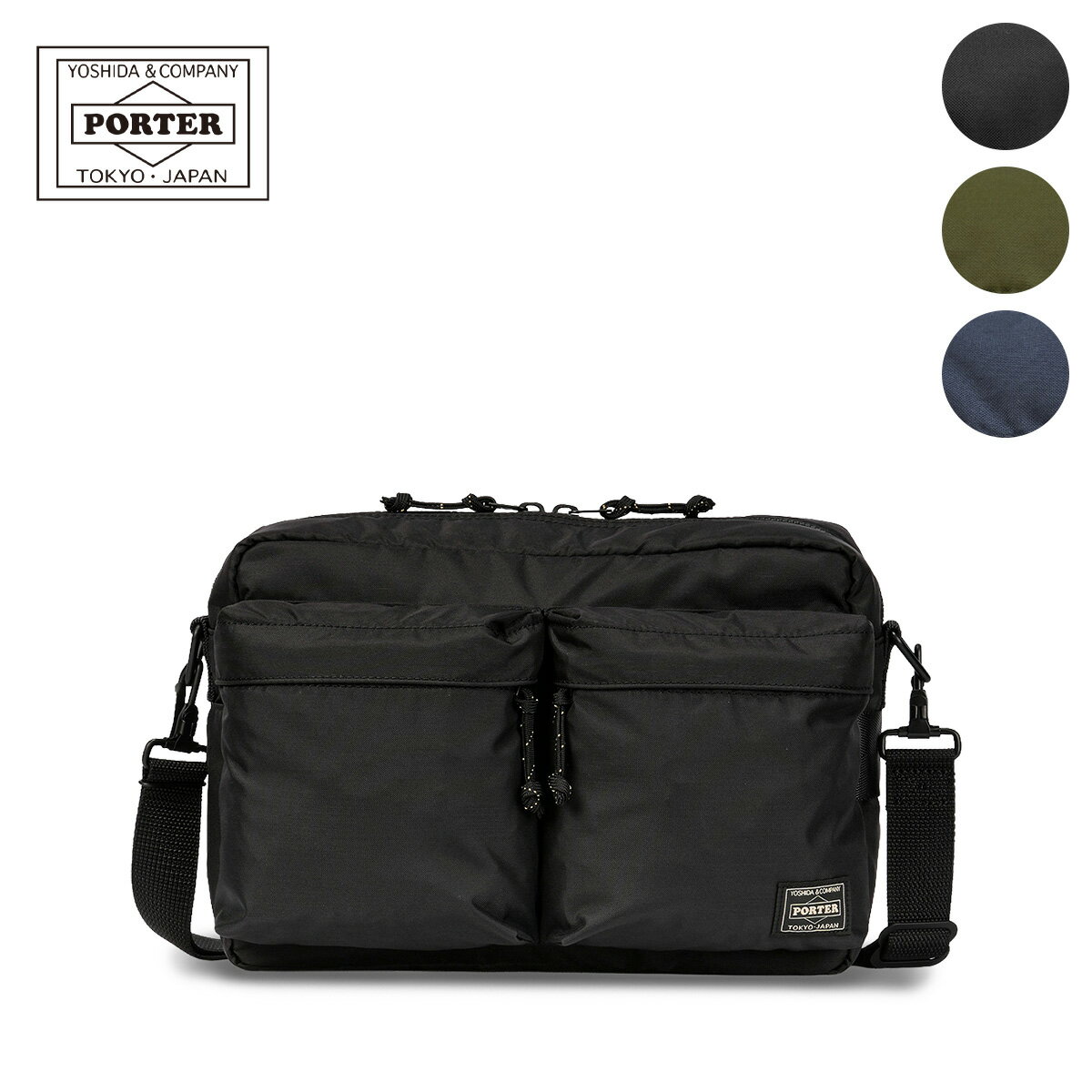 Porter Force Shoulder Bag (S) 855-05457 PORTER FORCE Yoshida & Co. Shoulder Bag Men's Women's Brand Crossbody Bag