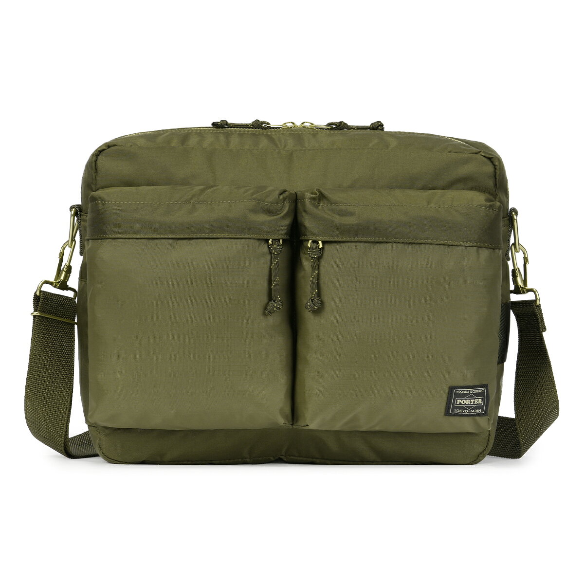 PORTER 21CG1 ショルダーバッグ カーキ 楽天市場】ポーター ショルダーバッグ レディース（カラーカーキ