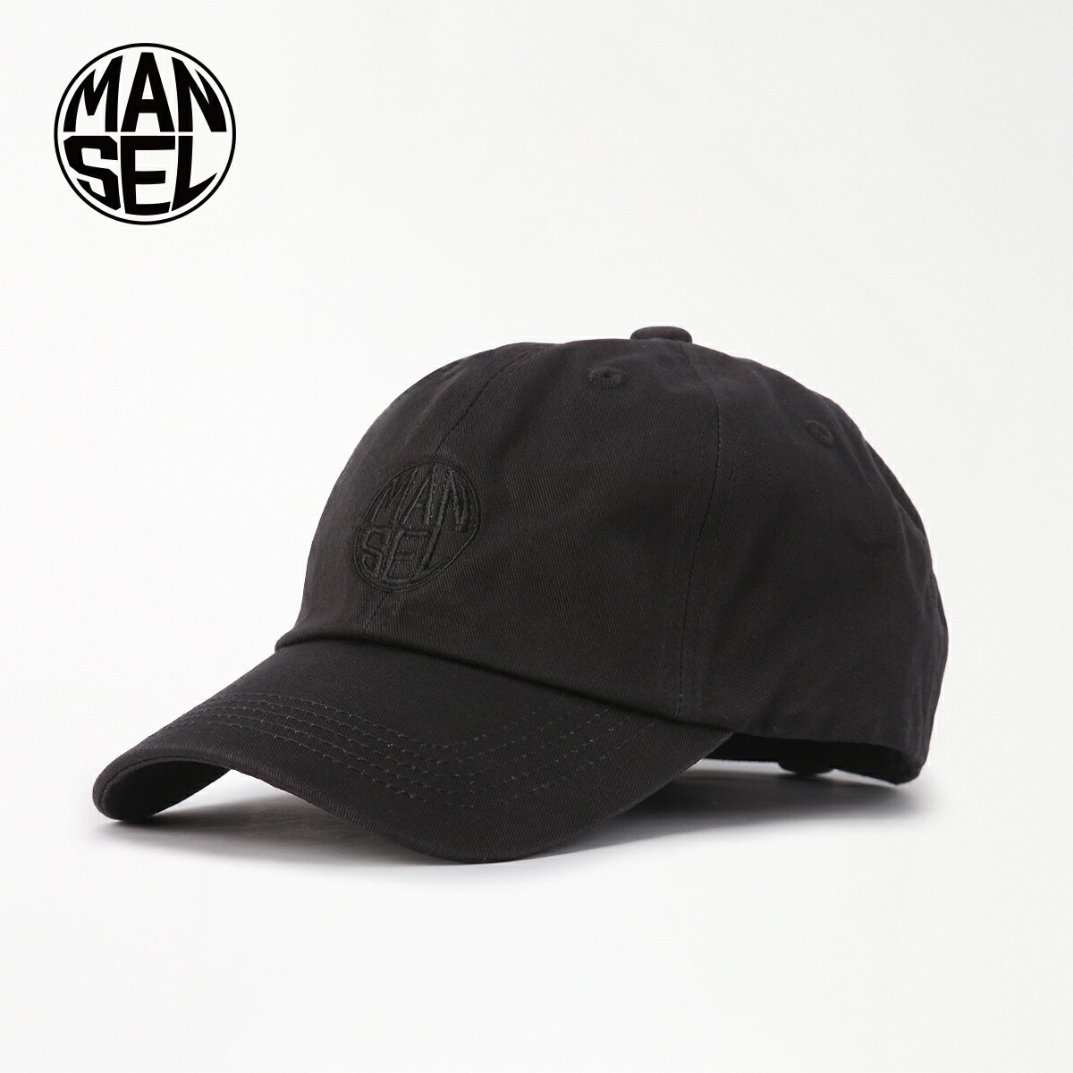 【24H限定★最大52倍|11/25限定】マンセル キャップ メンズ レディース ウォッシュド 深め 大きいサイズ ベースボールキャップ ブランド ロゴ 黒 調...