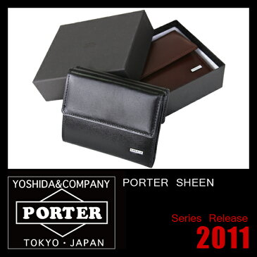 吉田カバン ポーター 財布 三つ折り財布 メンズ レディース PORTER 110-02971 ミニ コンパクト 小さい 小さめ 極小財布