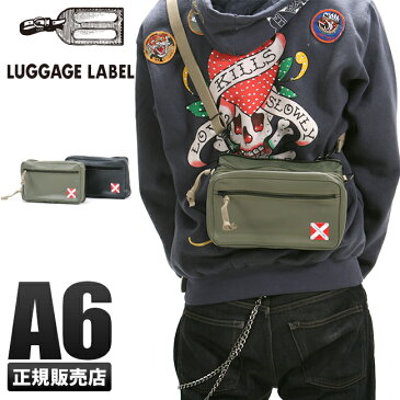 【楽天カード33倍(最大)|2/10限定】吉田カバン ラゲッジレーベル ライナー ショルダーバッグ メンズ 赤バッテン A6 LUGGAGE LABEL 951-09242