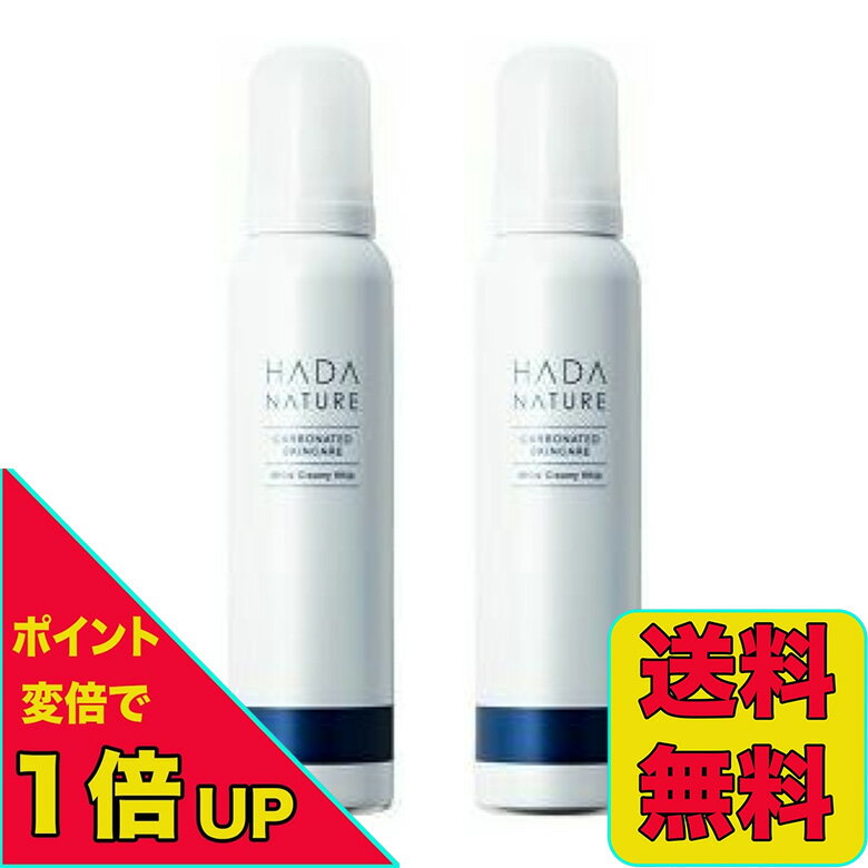 【ポイント変倍実施中！11/3 20:00~11/11 1:59】【2本セット】肌ナチュール ホワイトクリーミーホイップ 105g 2本セット (洗顔/泡/洗顔フォーム/炭酸洗顔) 炭酸 洗顔パック 送料無料 当日発送