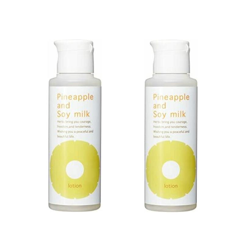 【2本セット】パイナップル豆乳ローション 100ml 2本セット 鈴木ハーブ研究所 化粧水 スキンローション ボディローション 子供 毛穴 黒ずみケア 送料無料 当日発送