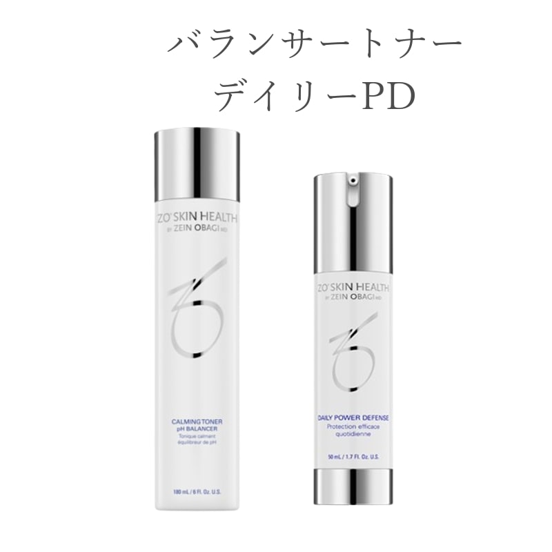 【2本セット】日本正規品 ZO SKIN HEALTH ゼオスキンヘルス バランサートナー＆デイリーPD 2本セット 日本語成分表記 送料無料 当日発送のサムネイル