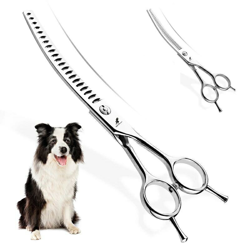 トリミング シザー ト 大型犬 カーブ 犬用 ハサミ コーム ペット用品 簡単 おしゃれ 小型犬 中型犬 グ..