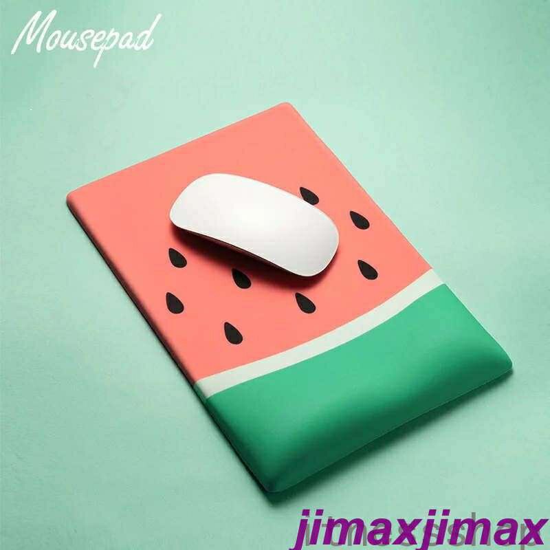 新生活 かわいい スイカ マウスパッド リストレスト手首 疲労軽減 シンプル 疲れにくい ぷにぷに かわ..