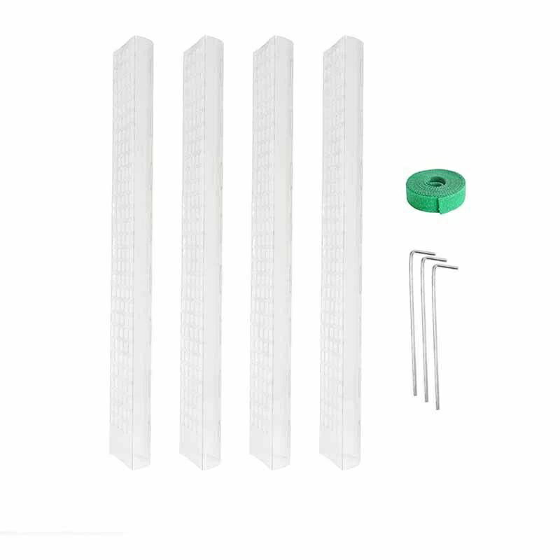 モンステラ モスポール クリア 植物サポート 透明 調節可能 苔ポール 苔ポール用 植物サポート2/4/6pcs