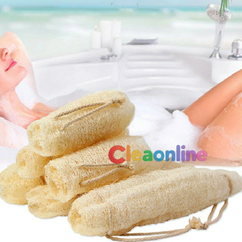 天然ヘチマ バススポンジ ひも付 お風呂 へち...の紹介画像2