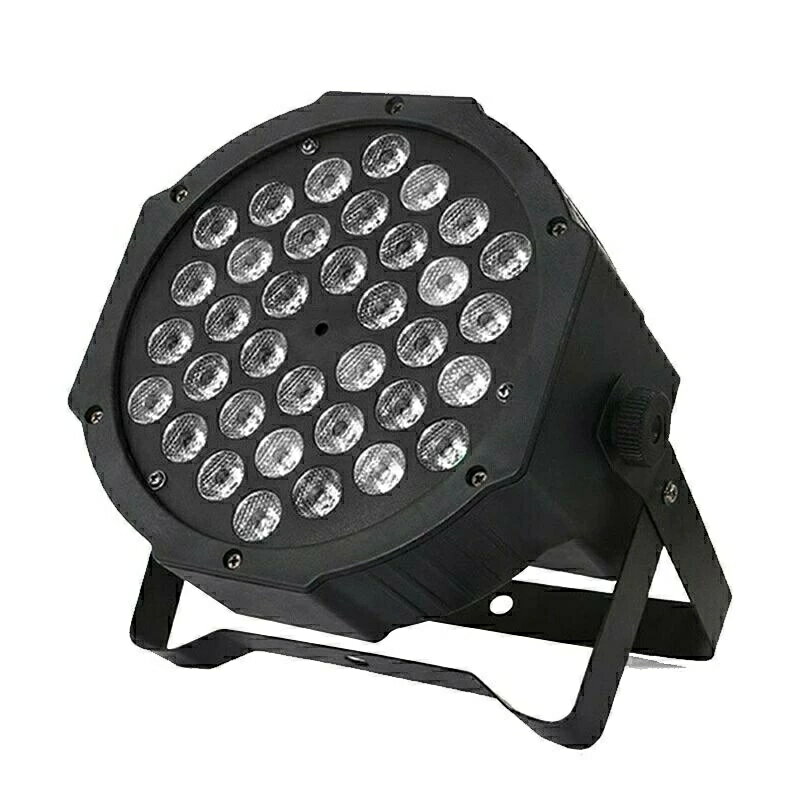 ステージライト 36個LED 舞台照明 リモコン付き ディスコライト DMX512 高輝度 音声起動 多色変更 アップライト ステージ照明 屋内カラオケ/結婚式/ディスコ/演出/舞台/パーティー/クラブ/バー イルミネーション 1個セット