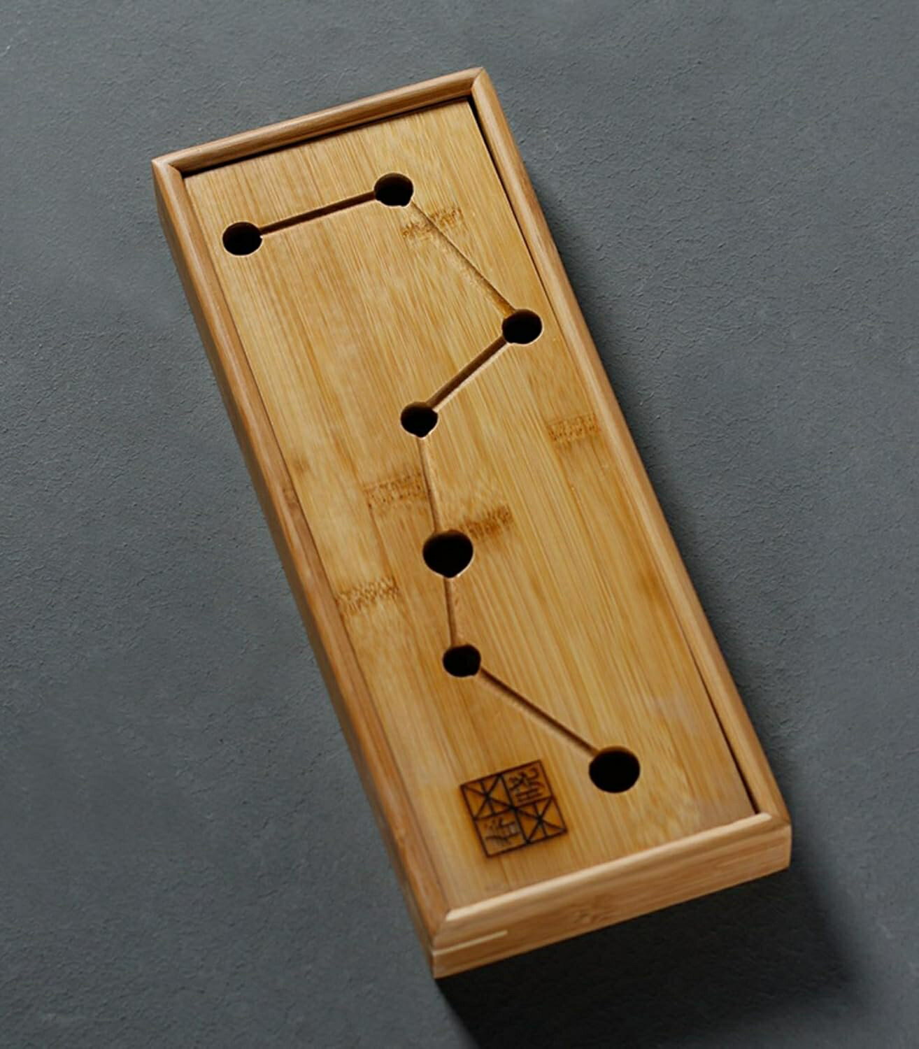 茶盤 茶盆 茶台 竹茶盤 茶道具 お茶 茶器 カフェ コースター ティー 竹製 貯水式 ティートレー 長方形 ..