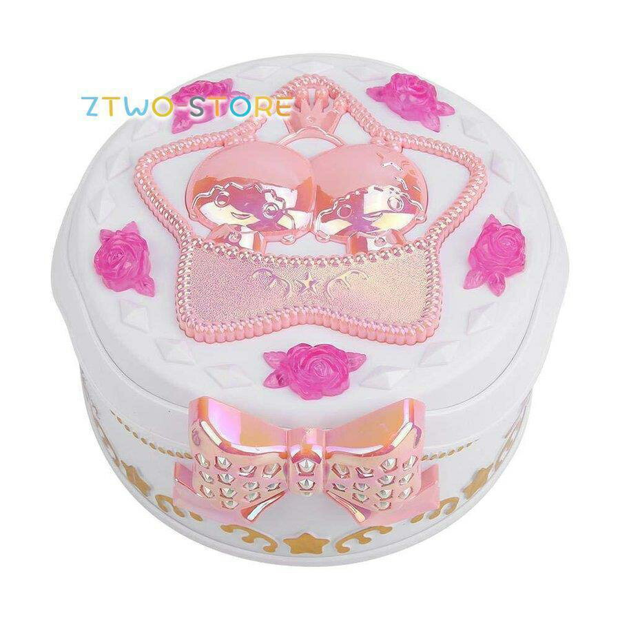 ジュエリーボックス、ジュエリーボックス おもちゃ 360度回転式女の子 子供 誕生日 クリスマス ギフト ..