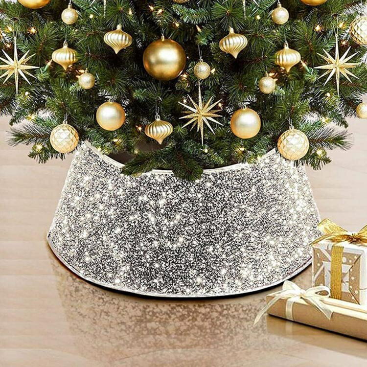 ツリースカート クリスマスツリー 足隠し ツリーフェンス 円形 取り外し可能 収納が便利 北欧 おしゃれ..