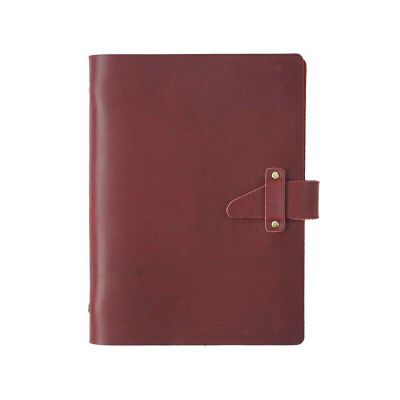 A5 本革ノート 手帳 ヴィンテー ルーズリーフ 日記帳 クレイジーホースレザー ビジネスオフィス用品 卒業記念品 退職 就職 昇進お祝い