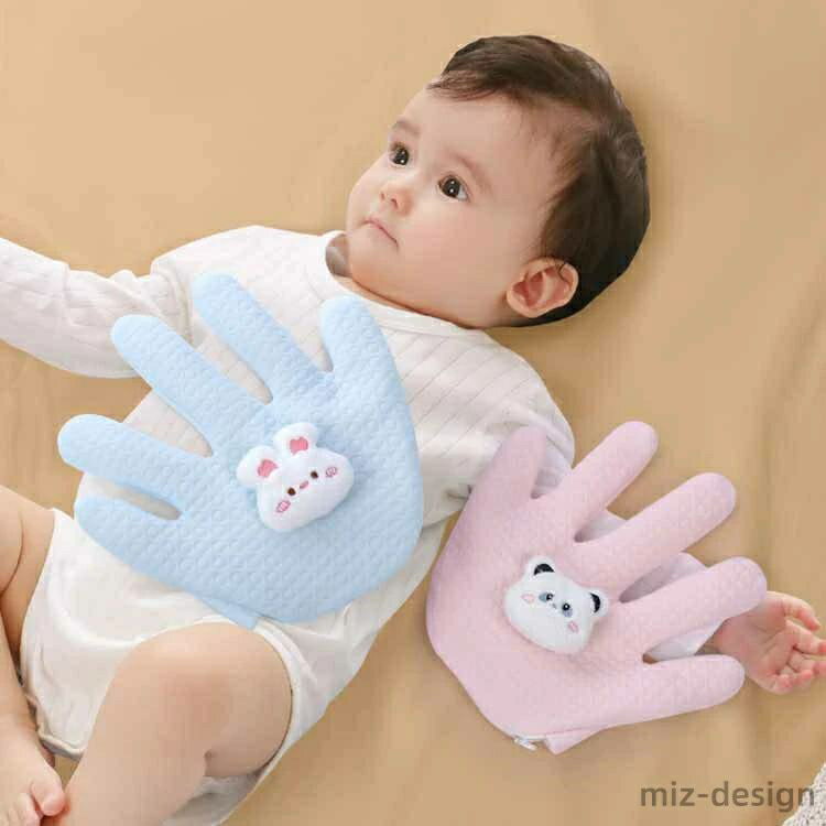 ベビー 夜泣き防止 パンダ 手ひら 寝かしつけ用 赤ちゃん ウサギ 吐き戻し防止 夜泣き防止 モロー反射対策 添い寝 排気促進 おねんね抱っこ 新生児 幼児 ベビー 出産祝い 3