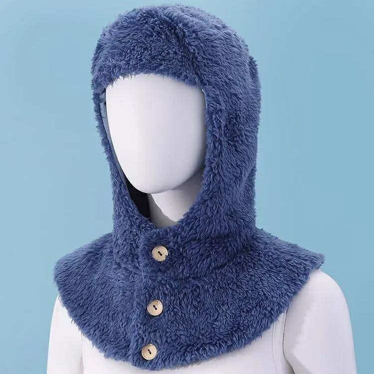 冷え対策 防寒 おやすみ帽子 あったか 暖かい ネックウォーマー 送料無料 防寒 帽子 冷え対策 肩当て 裏起毛 肩サポーター 寝具 フード マフラー 冬 部屋着 肩 上着 肩 部屋着 シンプル 無地 ルームアイテム 就寝用 保温 秋冬 防寒着 送料無料 寝る時 2