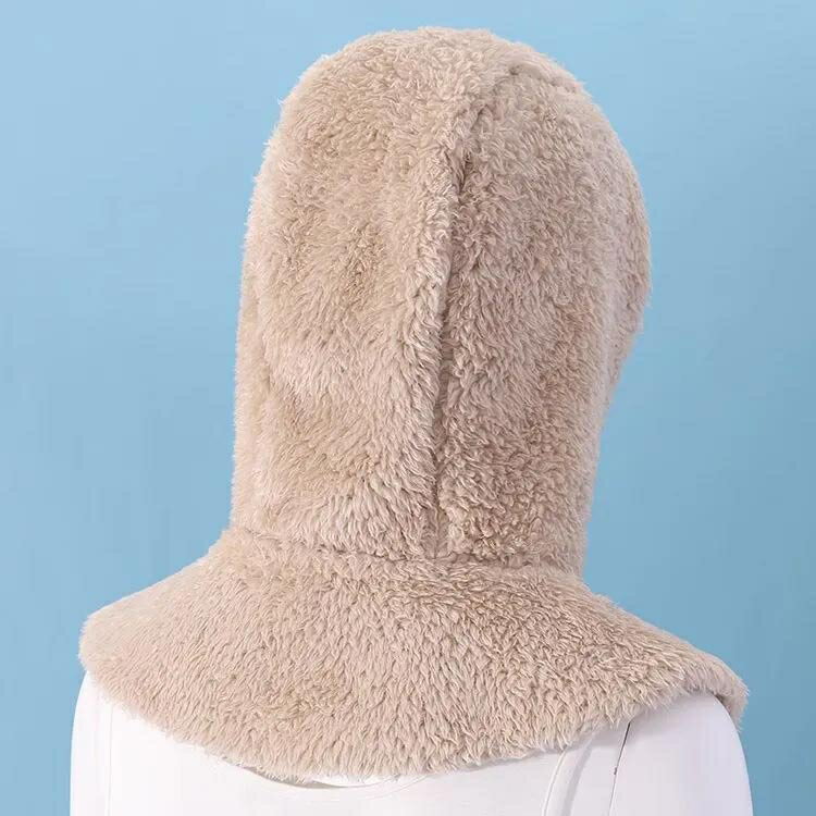 冷え対策 防寒 おやすみ帽子 あったか 暖かい ネックウォーマー 送料無料 防寒 帽子 冷え対策 肩当て 裏起毛 肩サポーター 寝具 フード マフラー 冬 部屋着 肩 上着 肩 部屋着 シンプル 無地 ルームアイテム 就寝用 保温 秋冬 防寒着 送料無料 寝る時 3