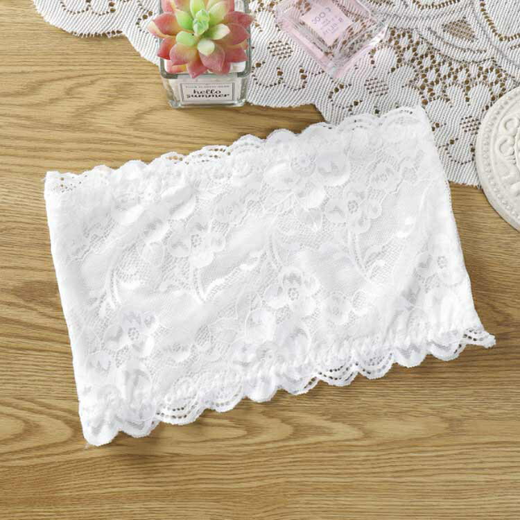 チューブトップ ノンワイヤー ブラ レース チューブトップブラ ブラジャー ブラトップ ストラップレスブラ インナー ノンワイヤーブラ ワイヤーなし 落ちない ずれない 紐なしブラ 下着 チラ見え防止 黒 白 母の日 ギフト 3