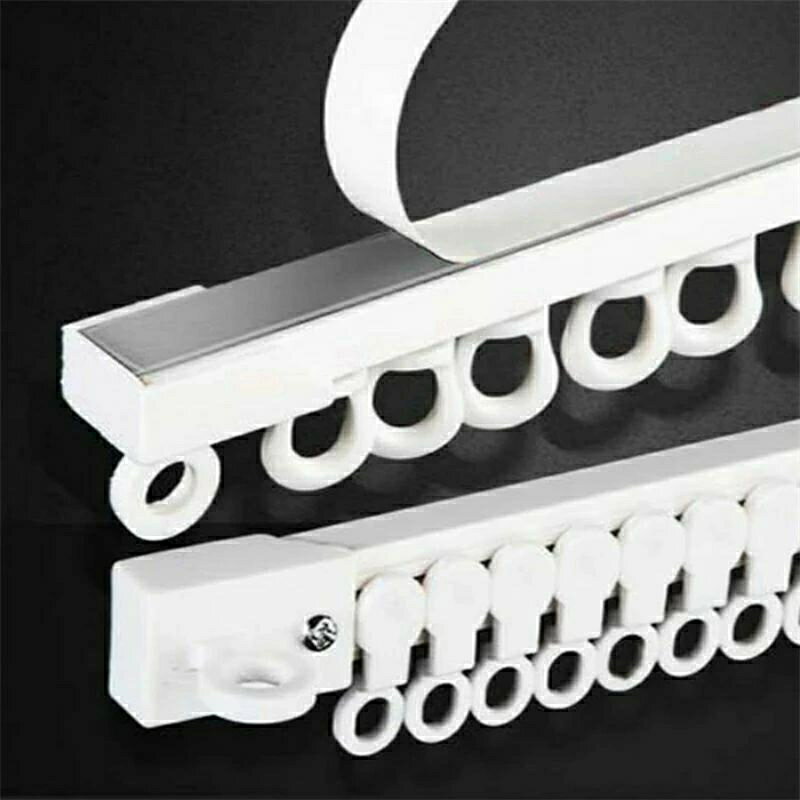 カーテンレール 粘着式 穴開け不要 オーダーメイド 正面付け 貼り付け 賃貸対応 取付簡単 耐久性 静音設計 バスルーム ベッドルーム キッチン リビングルーム バルコニー