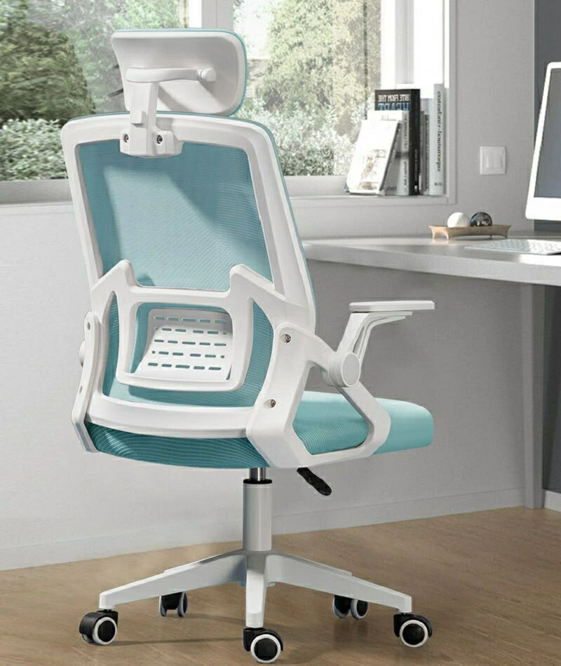 オフィスチェア デスクチェア 疲れない テレワークチェア ロッキング機能 人間工学 椅子 腰サポート 跳..