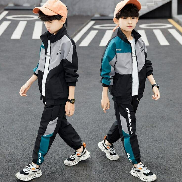 子供ジャージ 男の子 上下セット スウェット セットアップ スポーツウェア キッズ 運動服 トレーニングウェア ジュニア 春秋服