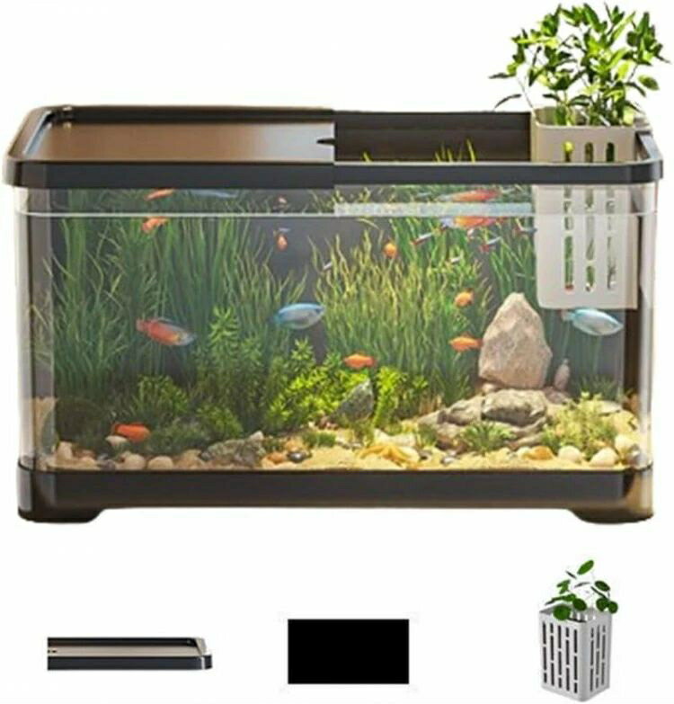 メダカ 金魚 水槽 金魚鉢 プラスチック 透明 メダカ鉢 おしゃれ ザリガニ水槽 大型 大容量 アクアリウ..