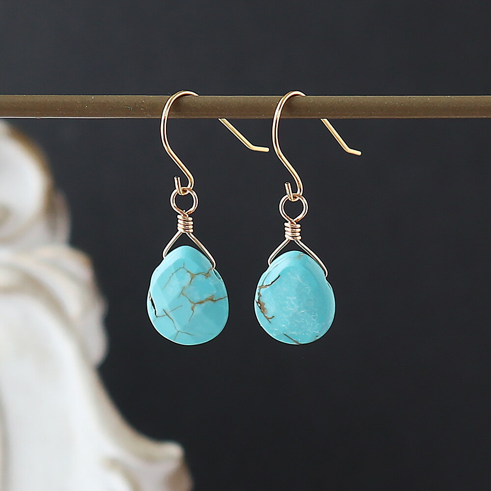 マグネサイトターコイズペアシェイプ...