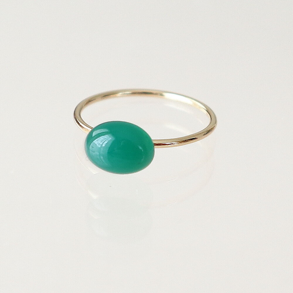 グリーンオニキスオーバルカボション...