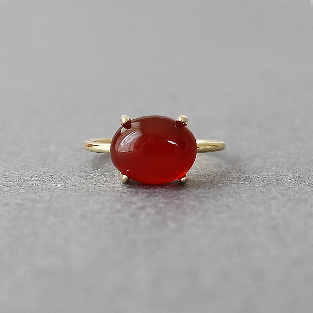 レッドアゲートオーバルカボション約...