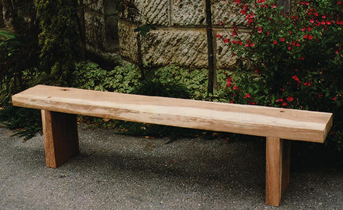 枕木台 ベンチ1型(カンナ・無塗装仕上げ) 26016 【送料無料】(ガーデンベンチ、ガーデンチェア、椅子、イス)(楽天ランキング受賞・ベンチランキング 4位、...