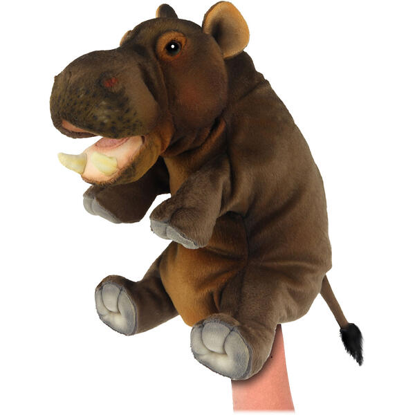 樂天商城 - 【CANAmm】HANSA正規品　ハンドパペット カバ 23 HIPPO　8461【送料無料】（かば、人形、置物、オブジェ、ぬいぐるみ、キャラクターグッズ）