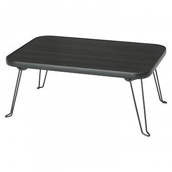 ines(アイネス) ハウステーブル 幅45cm　BK・ブラック NK-45BK（リビングテーブル、ターンテーブル、ローテーブル、折りたたみテーブル、センターテーブル）como-1604772